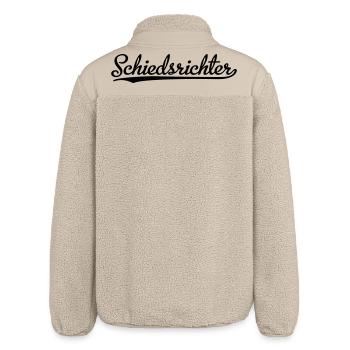 Lustige Geschenke für Schiedsrichter - Relaxed Fit Unisex Sherpajacke von Stanley/Stella - Beige - Hinten