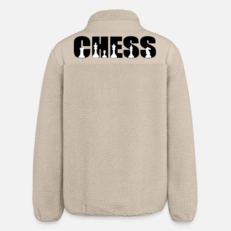 Chess - Veste sherpa unisexe coupe décontractée Stanley/Stella - beige