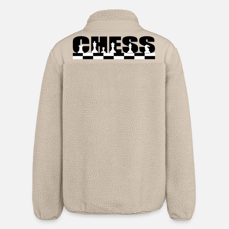 Chess - Relaxed Fit Unisex Sherpa Jacket by Stanley/Stella - beige