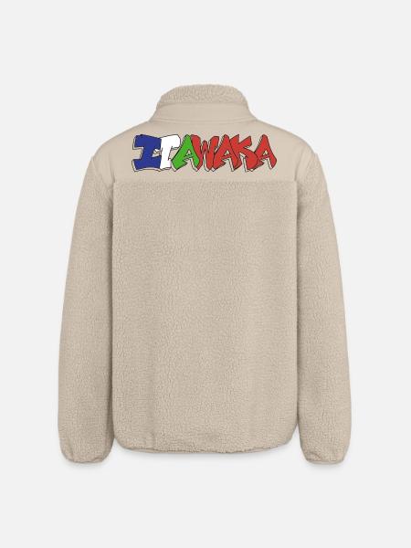 Itawaka - Molukker 4 farver - Stanley/Stella unisex sherpajakke afslappet pasform - beige