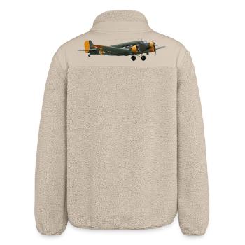 Ju 52 - Relaxed Fit Unisex Sherpajacke von Stanley/Stella - Beige - Hinten