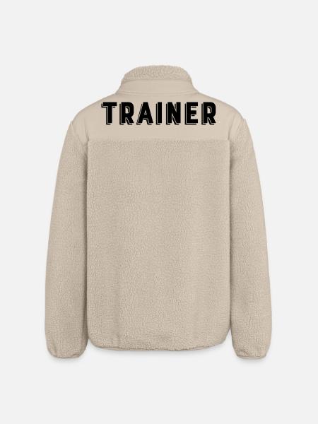 Trainer - Relaxed Fit Unisex Sherpajacke von Stanley/Stella - Beige