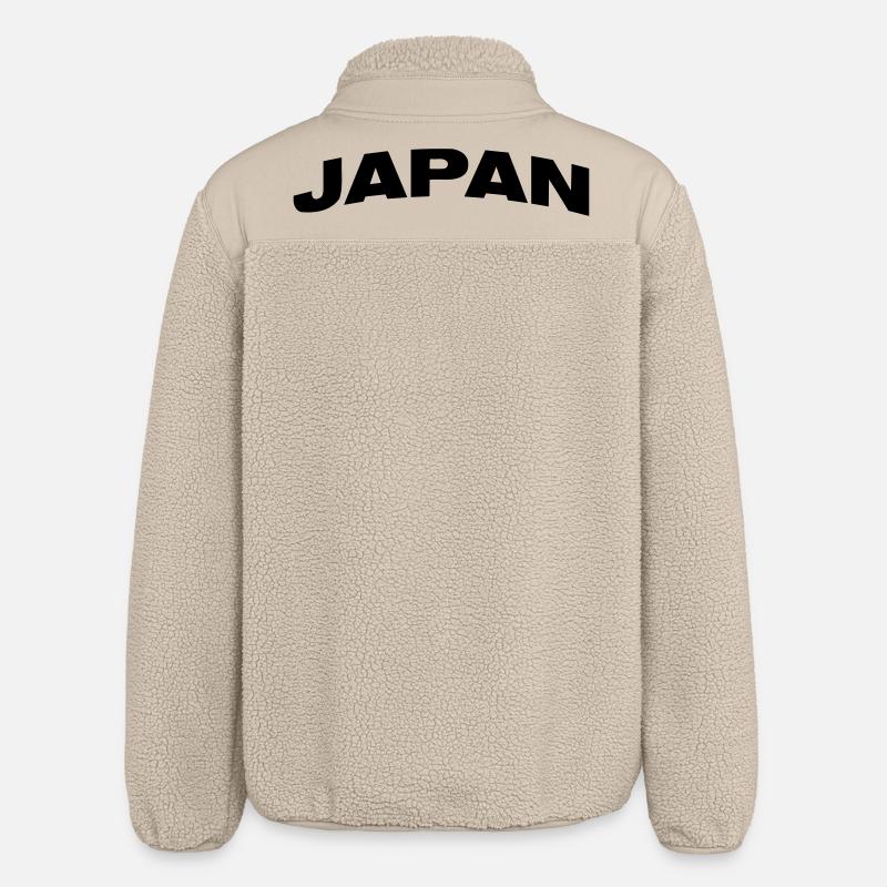 Japan - Relaxed Fit Unisex Sherpajacke von Stanley/Stella - Beige