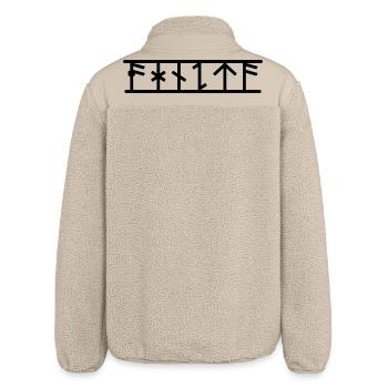 Agneta - Relaxed Fit Unisex Sherpajacke von Stanley/Stella - Beige - Hinten