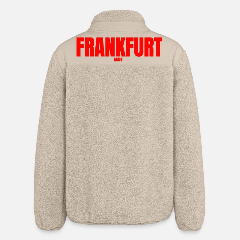 Francfort-sur-le-Main - Veste sherpa unisexe coupe décontractée Stanley/Stella - beige