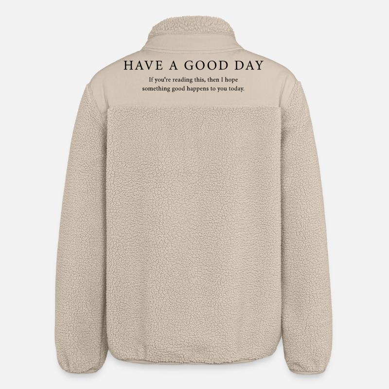 Good Day - Relaxed Fit Unisex Sherpajacke von Stanley/Stella - Beige
