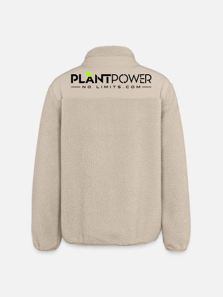 Plant Power - No Limits - Relaxed Fit Unisex Sherpa Jacket by Stanley/Stella - beige