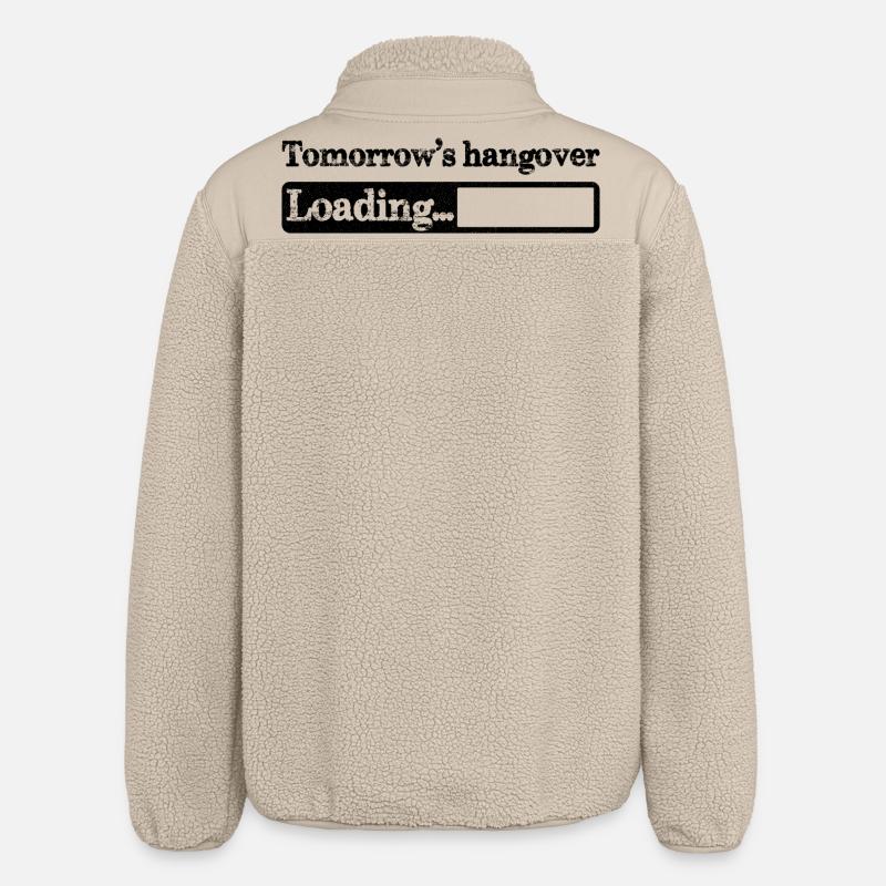 Tomorrow's hangover loading - Veste sherpa unisexe coupe décontractée Stanley/Stella - beige