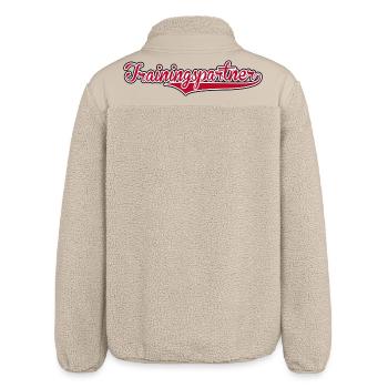 Training Partners - Relaxed Fit Unisex Sherpa Jacket by Stanley/Stella - beige - Back