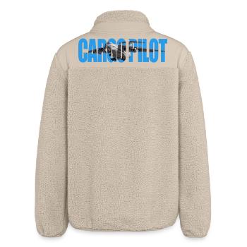 Cargo pilot IL-76 - Relaxed Fit Unisex Sherpajacke von Stanley/Stella - Beige - Hinten