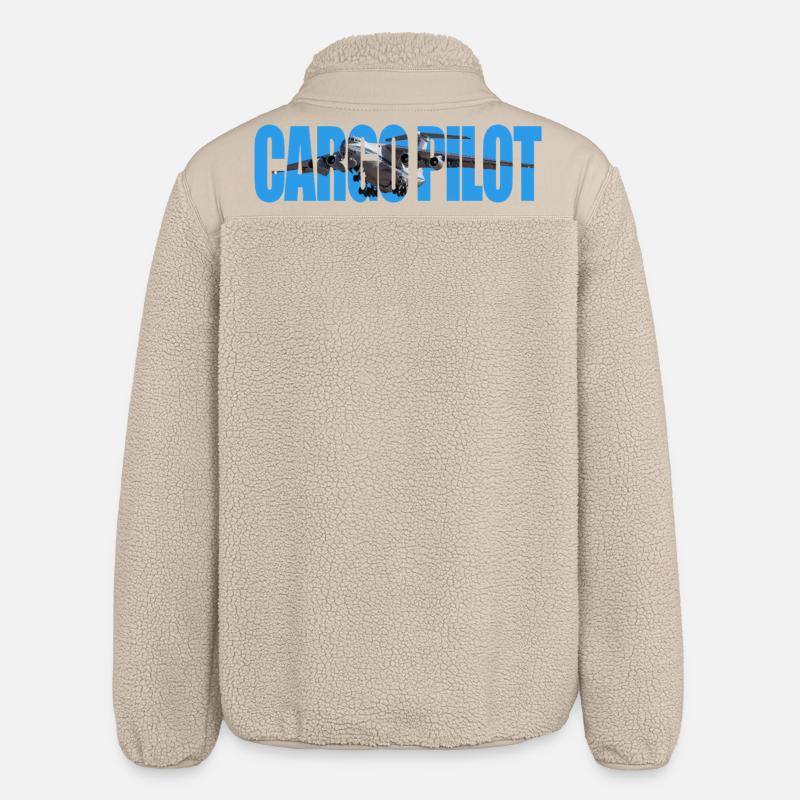 Cargo pilot IL-76 - Relaxed Fit Unisex Sherpajacke von Stanley/Stella - Beige
