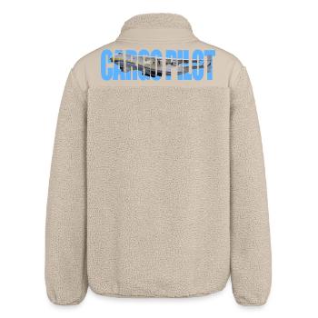 Pilote cargo An-225 - Veste sherpa unisexe coupe décontractée Stanley/Stella - beige - Dos