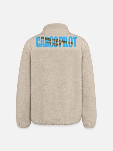 Cargo pilot PBY Catalina - Relaxed Fit Unisex Sherpa Jacket by Stanley/Stella - beige