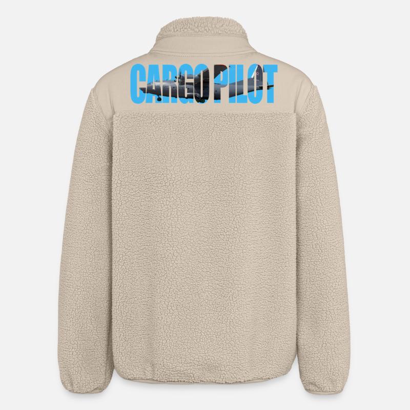 Cargo pilot An-12 - Relaxed Fit Unisex Sherpajacke von Stanley/Stella - Beige