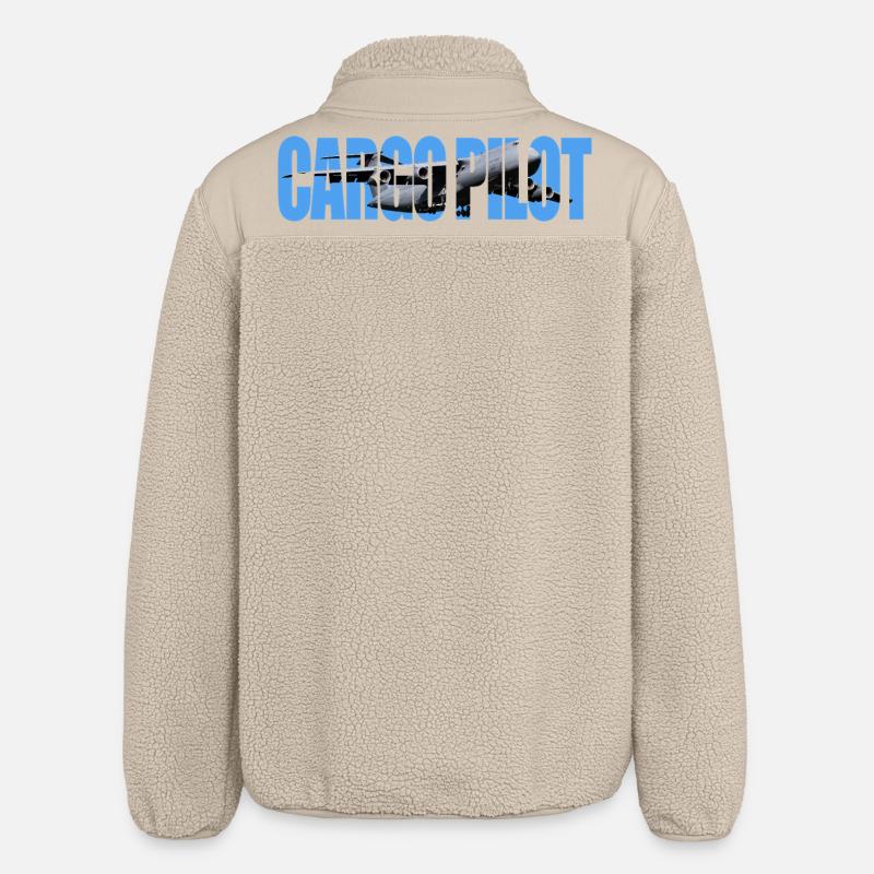 Cargo pilot C-5 - Relaxed Fit Unisex Sherpa Jacket by Stanley/Stella - beige