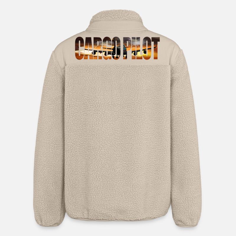 Cargo pilot - Relaxed Fit Unisex Sherpajacke von Stanley/Stella - Beige