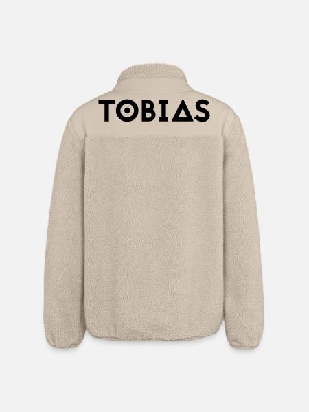 First name Tobias - Relaxed Fit Unisex Sherpa Jacket by Stanley/Stella - beige