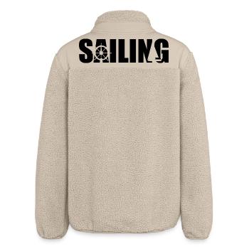Volant pour les marins - Veste sherpa unisexe coupe décontractée Stanley/Stella - beige - Dos