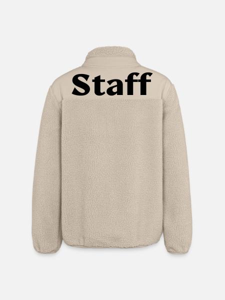 staff - Relaxed Fit Unisex Sherpajacke von Stanley/Stella - Beige