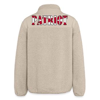 Northern Ireland Patriot - Relaxed Fit Unisex Sherpa Jacket by Stanley/Stella - beige - Back