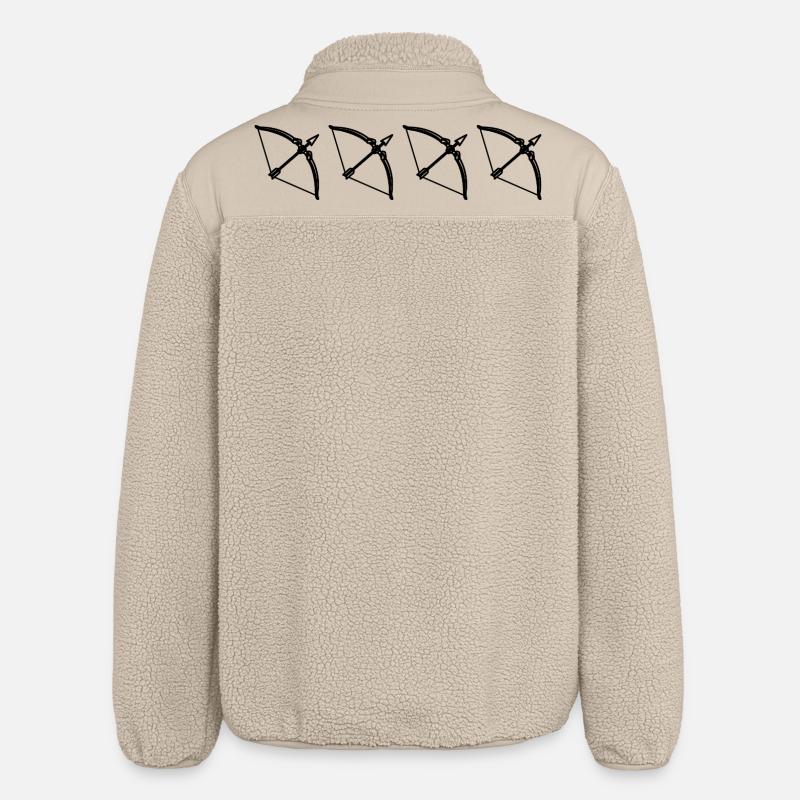 Arc et flèches - Veste sherpa unisexe coupe décontractée Stanley/Stella - beige