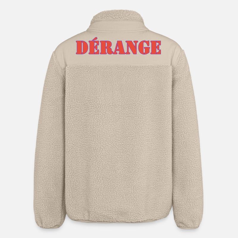 Mind - Relaxed Fit Unisex Sherpa Jacket by Stanley/Stella - beige