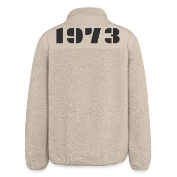 1973 - Relaxed Fit Unisex Sherpa Jacket by Stanley/Stella - beige - Back
