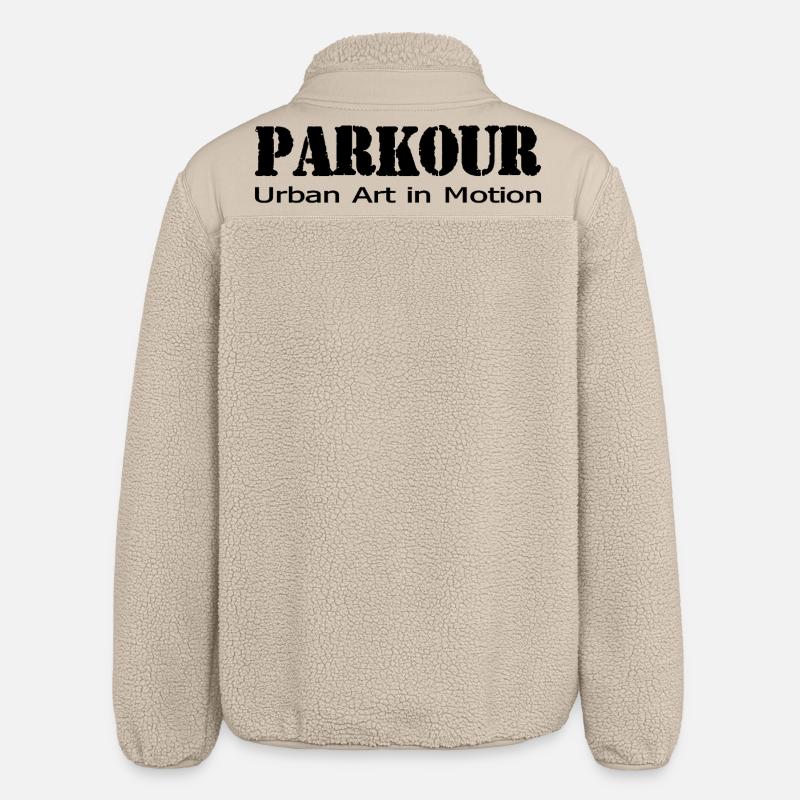 Parkour - Veste sherpa unisexe coupe décontractée Stanley/Stella - beige