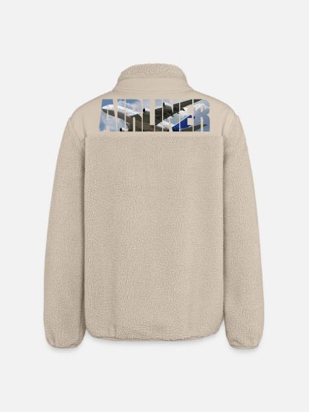 Airliner A-380 - Relaxed Fit Unisex Sherpa Jacket by Stanley/Stella - beige