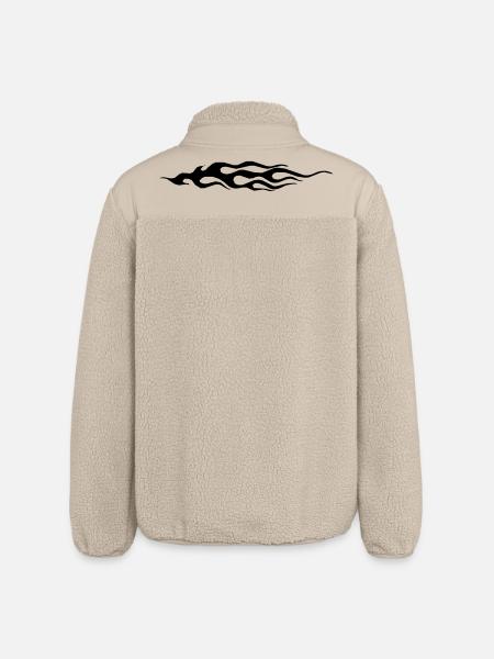 Flame - Relaxed Fit Unisex Sherpa Jacket by Stanley/Stella - beige