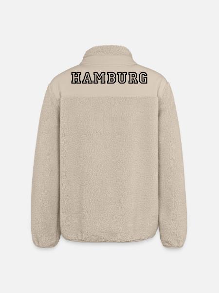hamburg - Relaxed Fit Unisex Sherpa Jacket by Stanley/Stella - beige
