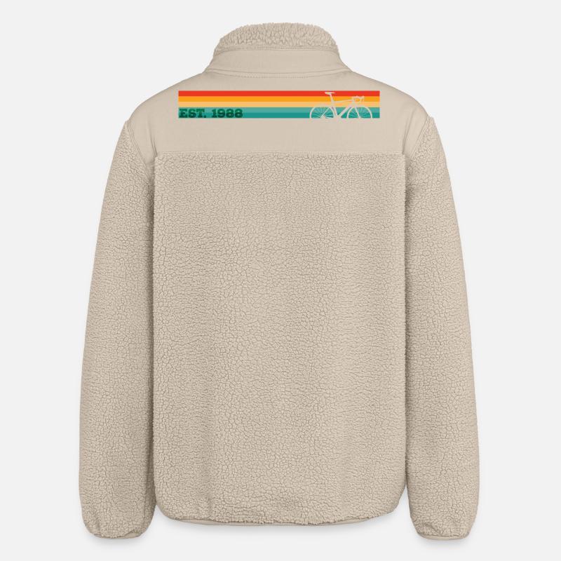 Millésime 1988 - Veste sherpa unisexe coupe décontractée Stanley/Stella - beige