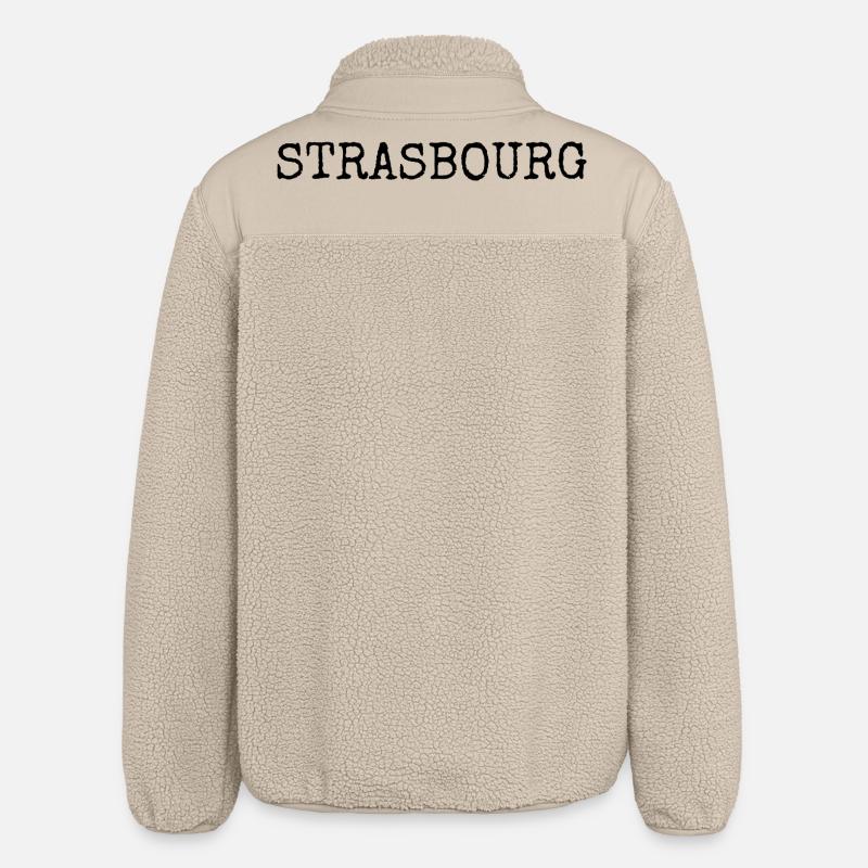 Strasbourg - Veste sherpa unisexe coupe décontractée Stanley/Stella - beige