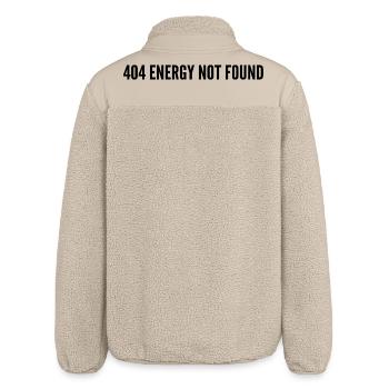 404 energy nicht gefunden - Relaxed Fit Unisex Sherpajacke von Stanley/Stella - Beige - Hinten