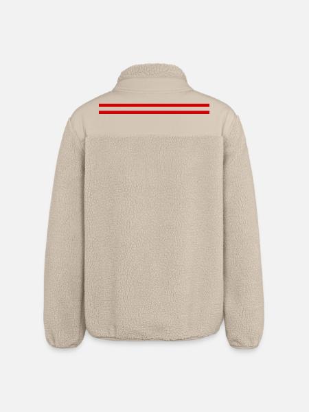 Austria Sports - Relaxed Fit Unisex Sherpa Jacket by Stanley/Stella - beige