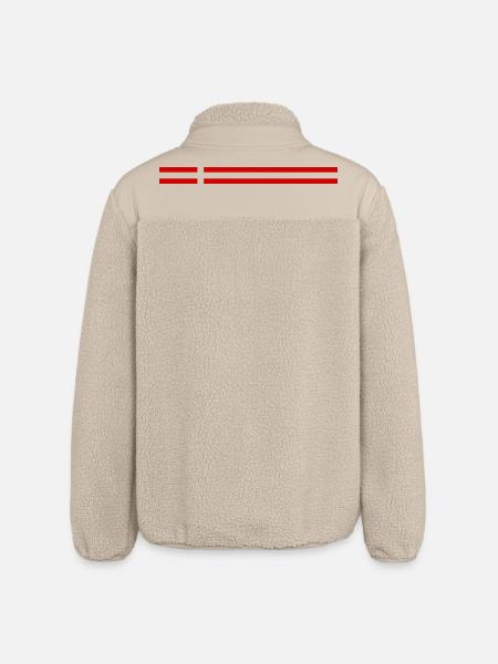 Denmark Sports - Relaxed Fit Unisex Sherpa Jacket by Stanley/Stella - beige