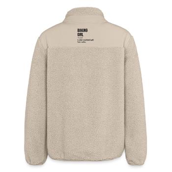 Baking - Relaxed Fit Unisex Sherpa Jacket by Stanley/Stella - beige - Back