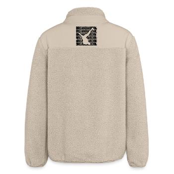 Breakdance - Veste sherpa unisexe coupe décontractée Stanley/Stella - beige - Dos