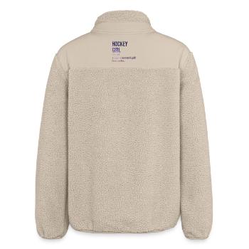 Hockey - Relaxed Fit Unisex Sherpa Jacket by Stanley/Stella - beige - Back