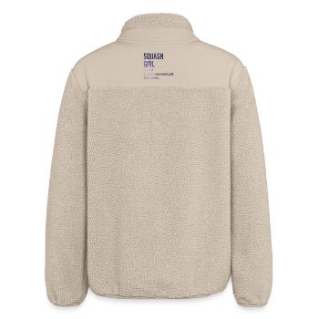 quetschen - Relaxed Fit Unisex Sherpajacke von Stanley/Stella - Beige - Hinten
