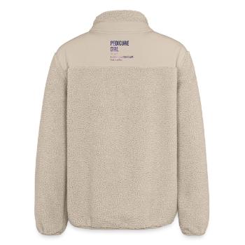 Pedicure - Relaxed Fit Unisex Sherpa Jacket by Stanley/Stella - beige - Back