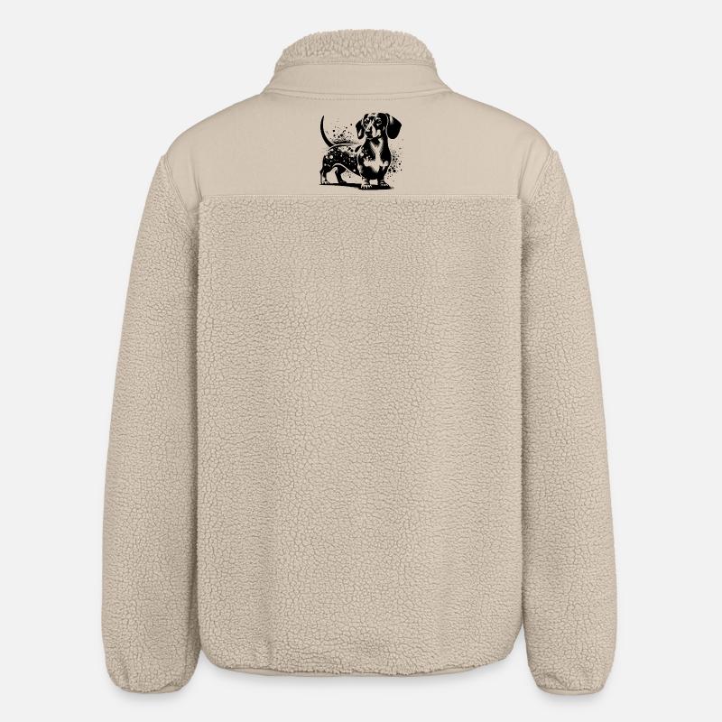 Teckel - Veste sherpa unisexe coupe décontractée Stanley/Stella - beige