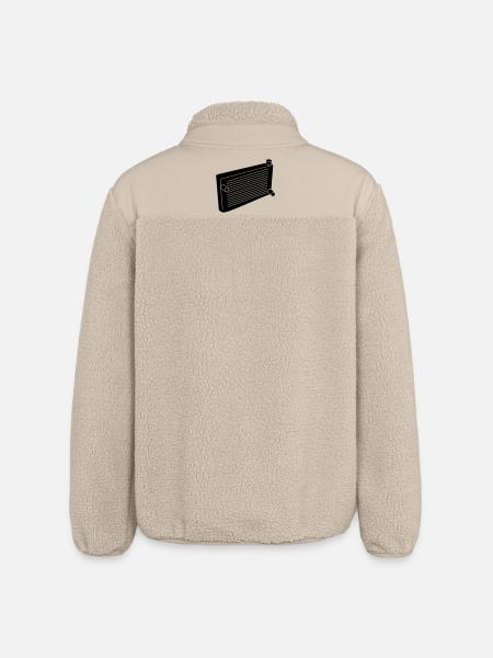 Radiatore_del_motore_m1 - Relaxed Fit Unisex Sherpajacke von Stanley/Stella - Beige