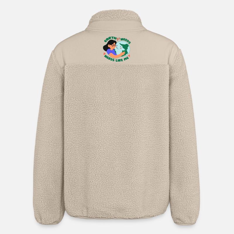 Ecologist Ecology - Relaxed Fit Unisex Sherpa Jacket by Stanley/Stella - beige