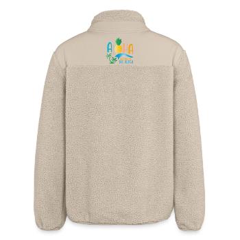 Beach - Relaxed Fit Unisex Sherpa Jacket by Stanley/Stella - beige - Back