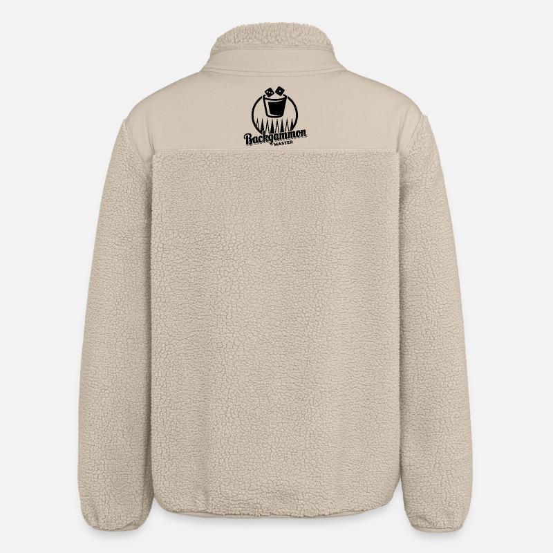 Backgammon Master | Board Game | Gift - Relaxed Fit Unisex Sherpa Jacket by Stanley/Stella - beige