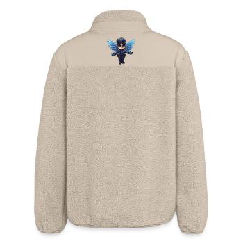 Angel Policeman - Relaxed Fit Unisex Sherpa Jacket by Stanley/Stella - beige - Back