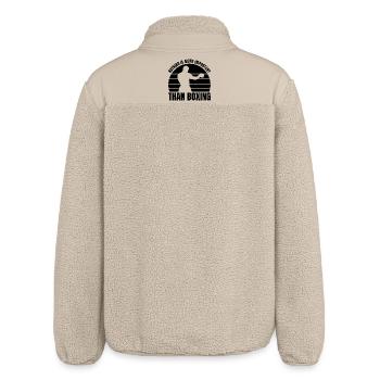Amateurs de boxe - Veste sherpa unisexe coupe décontractée Stanley/Stella - beige - Dos