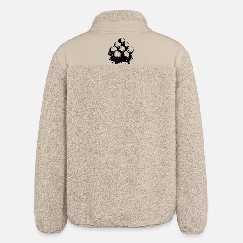 Dessin de billard - Veste sherpa unisexe coupe décontractée Stanley/Stella - beige