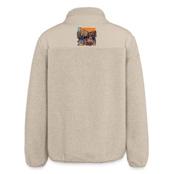 Hunter Olives Flag Valencia Wild Boar - Relaxed Fit Unisex Sherpa Jacket by Stanley/Stella - beige - Back